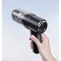 미니청소기 무선 자동차 청소 용품 차량 핸디 청소기, 4in1+필터 4개+수납가방+타올 (블랙)