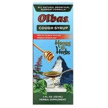 Olbas Therapeutic 기침용 시럽 꿀 & 허브 118ml(4fl oz), 118ml, 118ml