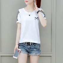 kirahosi 스페셜 여성 여름 티셔츠 블라우스 패션 예쁜 반팔티 상의 46 Hhngnn