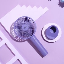 휴대용 캠핑용 선풍기Net Red Portable Mini Small Fan Handheld Small Fan Desktop Handheld USB Small El, 03 보라색