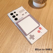 크리에이티브 액자 게임기 S23u 케이스 S22+스페이스 케이스 S21FE 풀백 S20 소프트젤 S10 실리콘 커버 노트20 울트라 넘어짐방지 커버 노트10 커플러 삼성 휴대폰에