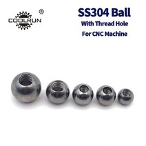 가로바 CNC 나중에 기계에 대 한 SS304 스테인레스 스틸 스레드 구멍 공, 11 22-18.5-M10-1.5