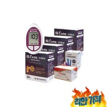 지케어 혈당 시험지200매(년02월)침2솜200매, 지케어 혈당측정기 +시험지200매(25년02월)+침21