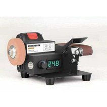 탁상 벨트 그라인더 소형 날붙이 샌딩기 사포 연마기, 리튬 배터리 250W 패키지 1