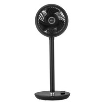 한일 CF-0911R CF-0912R 에어 서큘레이터 스탠드형 선풍기 BLDC 리모컨 360도 입체회전 8단 키높이, 블랙 CF-0912R