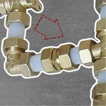 수도배관 교체용 엑셀파이프 연결부속 15A 5개 셀프시공 배관자재 셀프공사