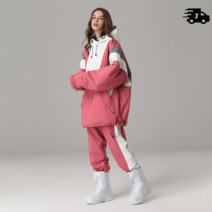 여성 남성 방수 바람막이 스키 스노우 보드 재킷 바지 세트 남녀공용 커플 스키복 상하세트