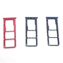 OPPO A1K SIM 카드 트레이 홀더 리더 SD 슬롯 어댑터 수리 부품, [02] blue