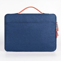 생활방수 수납공간 넉넉한 노트북 16인치 노트북 가방 노트북 파우치, 남색