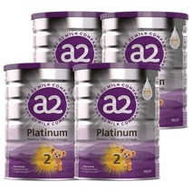 A2 에이투 플래티넘 프리미엄 팔로우 온 포뮬라 분유 2단계 6개월이상 900g 4팩