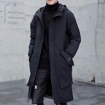 남성 정장패딩 직장인 겨울 가을 롱 점퍼 블랙 블랙 L