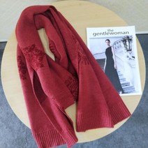 이지나인 스페머메이드 Desigual 여성 로고 스카프 목도리 플라워 캐릭터 롱 타월 실크라이크 두꺼운 음영 248127