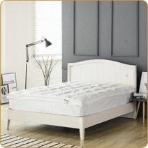 [천삼백케이] [다인패브릭] 이중구조 거위털 토퍼 로얄 퀸 150x200+10, 상세 설명 참조