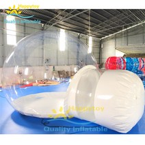 투명 텐트 쉘터 원터치 비닐 천막롯지 풍선 야외 에어 로그 캐빈 하우스 캠핑 투명 이글루 돔 클리어 버블, 04 3 meters