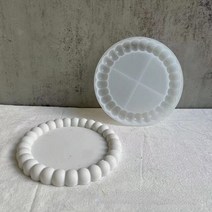 석고 트레이 몰드 라운드 아로마 캔들 홀더 실리콘 촛대 에폭시 시멘트 크리스탈 립스틱 랙 스토리지 박스, [07] 7