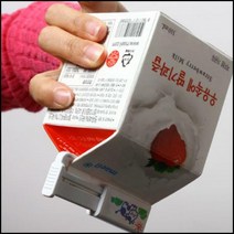 우유 쥬스팩 클립 2P