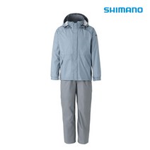 윤성 시마노 DS 베이직 레인 슈트 RA-027Q 블루 그레이 M 낚시복 우비 비옷