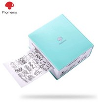사진인화기 스티커사진기계 스마트폰사진인화기 Phomemo-M02 휴대용 무선 감열식 미니 포켓 프린터 핸드헬, 06 Turquoise