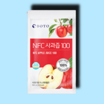 보뚜 사과즙 100 NFC 착즙 사과 원액 100ml 30포 2박스 (총60포), 사과즙 30포 2박스