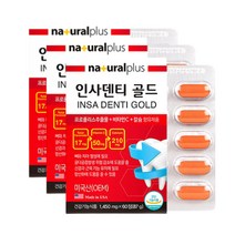6개월분 미국 인사덴티골드60정 프로폴리스추출물 비타민 칼슘 튼튼한 치아 뼈 건강 항산화 플라보노이드 올인원케어 멀티기능성 성장기 청소년 어린이 아이 임산부 수유부 중년