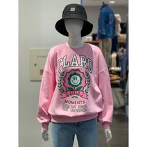 (신세계김해점) 클라이드 여성 그래픽 맨투맨 FNATS603F클라이드앤 FNATS603F 137994