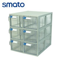 스마토 부품함 서랍형 수납함 정리함 멀티박스 6칸 SM-602