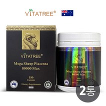호주 양태반 Vitatree 80000mg 180정 고함량 Placenta 2개