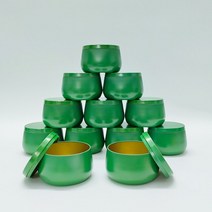 양초만들기 향초 캔들만들기 12pcs 8 온스 화이트 블랙 골드 금속 캔들 항아리 뚜껑 대량 도매 빈 촛불 틴, 03 12green
