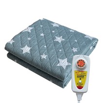 한일 전기요 한일고급전기요 한일의료기 워셔블전기요, 타이머 조절기 논슬립 스타그레이, 대