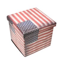 빈티지 인테리어 소품 수납 스툴 쿠션 의자 미국USA, 미국 USA - Long