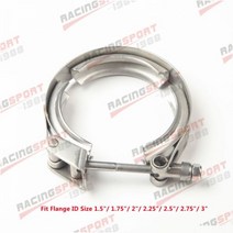 1.5 "2" 인치 304 스테인리스 스틸 퀵 V 밴드 클램프, 02 1.75 inch