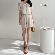 [H스타일](SET)린넨자켓세트