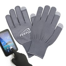 패스톤 스마트폰터치 엠보싱장갑, 그레이