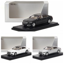 AR 거의 실제 1/64 다이캐스트 자동차 모델 벤츠 S 마이바흐 S680 W223 시뮬레이션 오리지널 박스 포함, 01=WHITE