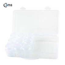 PVC 수납함. 4분배 원형용기 9ea