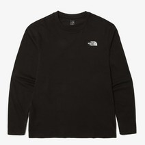 노스페이스 M 노스페이스티셔츠 DQC NT7TN01A 코튼 베이직 긴팔 라운드티