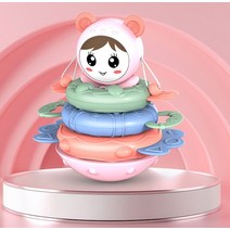 아기 체육관 신생아 유아 놀이 놀이방 매트 베이비 장난감 0-12 개월 등반 학습 딸랑이 활동 공 아기를 잡는 퍼즐용 교육 완구, [07] PINK Tumbler