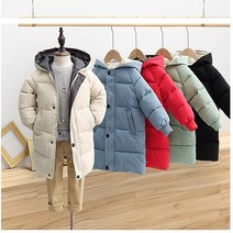 쁘띠람 아동 점퍼 롱패딩 남매룩