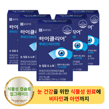 눈 건강 종근당건강 아이클리어 30캡슐 (5박스) - 안구 건조 황반 변성 개선 시력 보호 시림 눈물 영양 제 루테인 추천 아연 비타민 a b d e 지아잔틴 마리꽃 식물성 캡슐