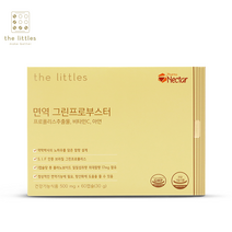 더리틀스 면역 그린프로부스터 비타민 미네랄 항산화 기능 영양제 플라보노이드 브라질 그린 프로폴리스, 60정, 1개