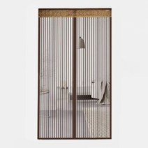 촘촘방충망 현관방충문 90x210cm 브라운, 상세페이지 참조