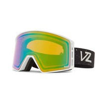 VonZipper 유니 마하 VFS 스노우 스포츠 고글 - Halldor 시그니처 프레임 | 야생동물 퀘이사 크롬 렌즈, Wildlife Quasar Chrome, Halldor Signature