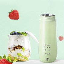 휴대용 미니 요구르트 컨테이너 220V 발효 기계 전기 주전자 자동 메이커 스테인레스 스틸, 02 green_02 UK
