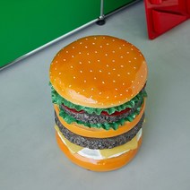 햄버거 옥수수 의자 스툴 거실 특이한 모형 인테리어, 달러 40*30cm