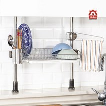 참생활 기둥식 식기건조대 400 1단 스텐레스 주방선반483152 L4, 00001 단일상품483152 L4