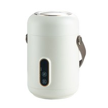 샤브샤브 전기 냄비 600ml 전기 스튜 냄비 끓는 주전자 미니 건강 보존 수프 죽 슬로우 쿠커 요리 보일러, 01 white_01 EU