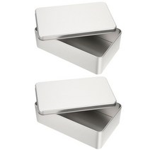 철제함 상자 주석 통 사탕 저장 빈 용기 금속 차 선물 양철 직사각형 키가 큰 케이크 쿠키 항아리 뚜껑 웨