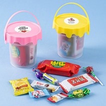 손잡이 간식 통 구디백 어린이집 유치원 학원 직장선물 답례품 생일선물 단체선물, 246R_손잡이 간식 통 구디백