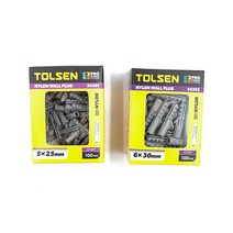 툴쎈 칼부럭 6×30mm (100EA) NO.54302 칼브럭 콘크리트 칼블럭 칼브록, 100개