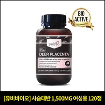 유비바이오 사슴태반 1 500mg 여성용 120정 (11045)